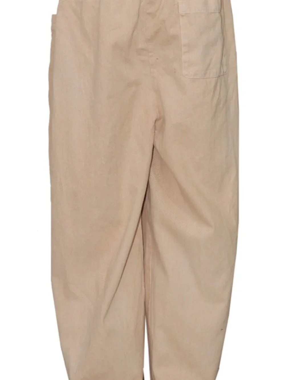 Free People Day In The Life Drawstring Pocket Peach Straight Leg Pants S
